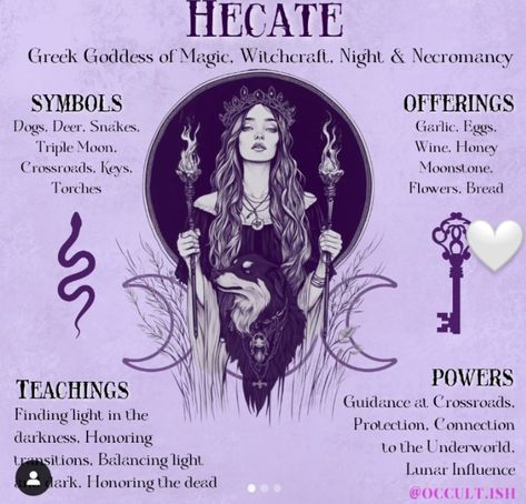 Hecate Goddess Statue, How To Start Working With Hecate, Hekate Night, Hecate Aesthetic Outfits, Hecate Crystals, Hekate Chant, Hecate Fanart, Hecate Goddess Tattoo Design, Hekate Goddess Art