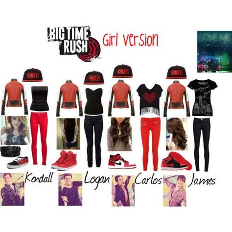 how to dress like big time rush (girl version) Better With U tour outfits <3 Big Time Rush Concert Outfit, Nickelodeon Costumes, Short Story Writing Prompts, Hermione Granger Outfits, Rush Concert, Rush Outfits, Movie Inspired Outfits, Concert Outfit Ideas, Cheer Outfits