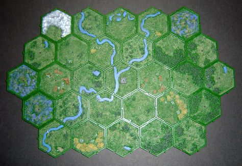 Hexagonal Map, Hexagon Game, Game Maker Studio, Hex Map, Tile Board, Wargaming Table, Board Game Pieces, Map Games, Board Game Design