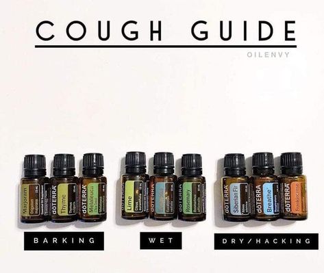 Oil For Cough, Essential Oils For Cough, Essential Oils For Colds, Essential Oils 101, Doterra Essential Oils Recipes, Essential Oils For Headaches, Essential Oil Remedy, Essential Oils Guide, Oil Remedies