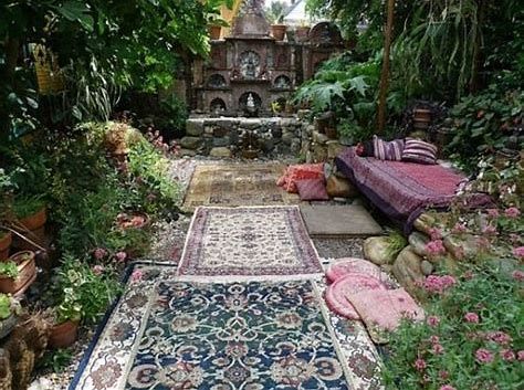 Image result for Traditional Middle Eastern Gardens Mosaic Stepping Stone, Mosaic Stepping Stones, Bohemian Garden, Boho Garden, Pebble Mosaic, Have Inspiration, The Secret Garden, Bohol, Kew Gardens