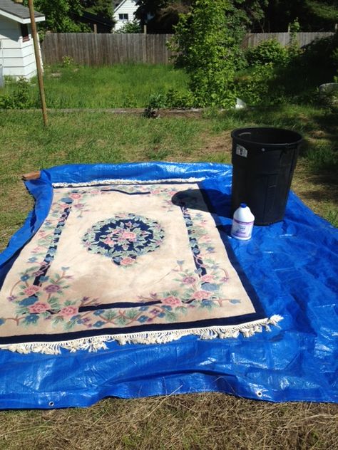 How To Dye Rugs Diy, Dye Rug Diy, Dye Rug With Rit, Rug Makeover Diy, Over Dyed Rug, Paint Rug Diy, Painting A Rug Diy, Painting Rugs Diy, How To Dye A Rug