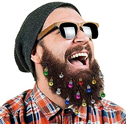 Classical 16pc Beard Ornaments Christmas Beard Bells Santa Claus Beard Clip, 12 Colors of Bulbs and 4 Vibrant Ring Bells: Amazon.ca: Home & Kitchen Beard Baubles, Elephant Gifts Christmas, Beard Ornaments, Santa Claus Decorations, 파티 드레스, Bell Ornaments, Christmas Hair, Jingle All The Way, Jingle Bell