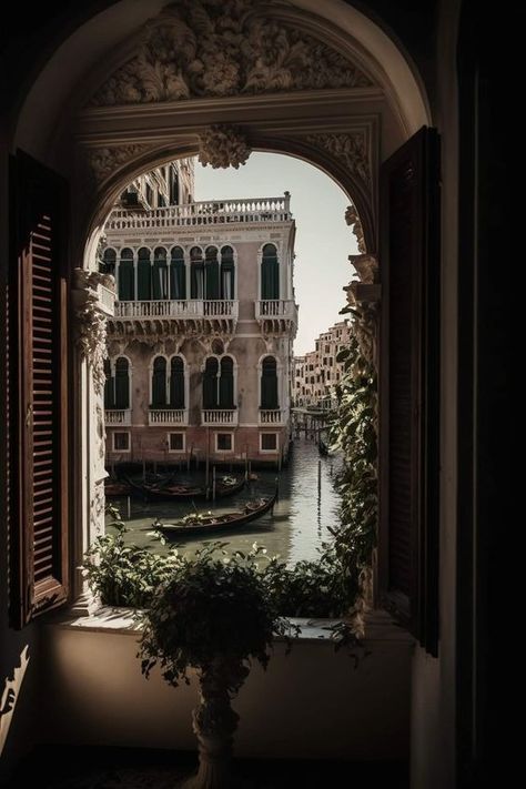 Venice Aesthetic Vintage, Venice Aesthetic, Italian Aesthetic, Italian Paintings, Beautiful Paris, Venice Travel, Italy Aesthetic, Gothic Aesthetic, Wake Me