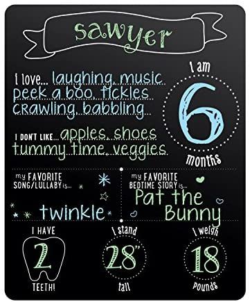 Baby Cricut Ideas, Meaningful Baby Shower Gifts, Months Song, Baby Shower Gift List, Milestone Ideas, Milestone Chalkboard, Thirty Af, Pregnancy Timeline, Chalkboard Baby