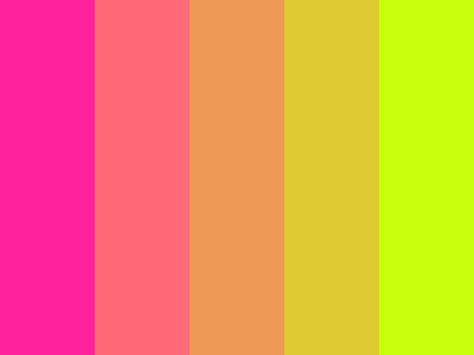 Sun Color Palette, Hot Color Palette, Neon Colour Palette, Flat Color Palette, Sun Color, Yellow Palette, Email Examples, Orange Color Palettes, Color Palette Challenge