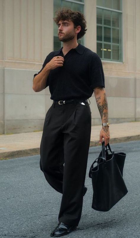 Sopranos Outfit Ideas Men, La Street Style Mens, Black Outfit Inspiration, 750 Amazon Gift Card, 750 Shein Gift Card, Face Ideas, Digital Wardrobe, Streetwear Inspiration, Classy Outfits Men