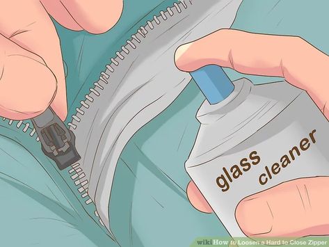 3 Ways to Loosen a Hard to Close Zipper - wikiHow Zipper Problems, Fix Broken Zipper, Zipper Stuck, Fix A Zipper, Zipper Repair, Broken Zipper, Talcum Powder, What To Use, Seam Ripper