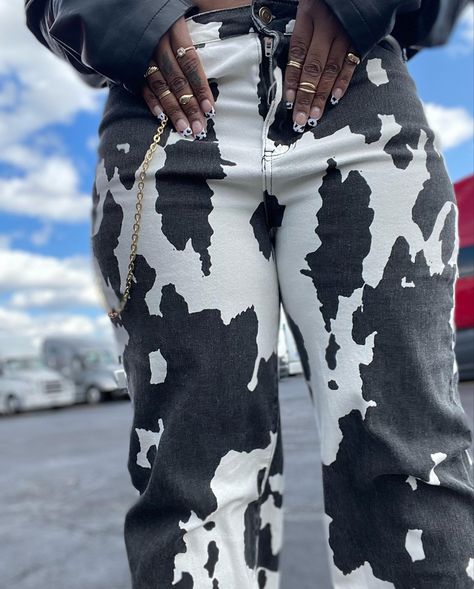 Cow Print Nails
Cow Print Jeans Cow Print Aesthetic, Print Aesthetic, Aesthetic Nails, Cow Print, Cow, Nails, Pants, Trousers