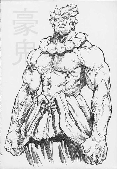 Character Design Fighter, Street Fighter Manga, Street Fighter Character Design, Akuma Drawing, Fighter Pose Reference, Street Fighter Drawing, Street Fighter Sketch, Street Fighter Concept Art, Street Fighter Design