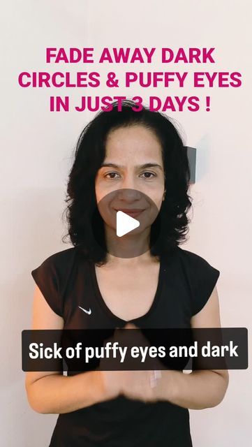 Rashmi  - Skincare & Face yoga on Instagram: "Follow this simple routine to fade away dark circles & puffy eyes.

Do like ,Save & SHARE with those who will benefit from this.

#rashmifitness #faceyogacoach #naturalskincare #undereyemassage #naturaltips #skincarehacks #skincaretips

Keywords:
[Puffy eyes ,Dark circles,Remove Dark circles, Skin tips , Brighten naturally , Skintherapy ,Self care massage ,Under eye massage ,Under eye problems, Self care magic ,No botox ,No surgery, radiant Beauty ,Wrinkle free ,Beauty routine ,Self care solutions, Organic care ,Clean beauty,Beauty secrets, face yoga benefits, Natural beauty, Antiaging]" Dark Circles Massage, How To Fix Dark Circles, Under Eye Massage, Exercise For Dark Circles Under Eyes, Face Yoga For Eye Bags, How To Get Rid Of Dark Circles Under Eye, Yoga For Dark Circles Under Eyes, Eyes Massage For Dark Circles, Dark Circles Under Eyes Massage