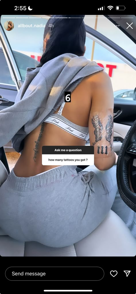 Unique Red Tattoos, Khia Monique Tattoo, Red Ink Tattoos On Black People, Small Cute Tattoos For Women, India Love Tattoos, Black People Tattoos, Baddie Tattoos, Girl Shoulder Tattoos, Forever Tattoo