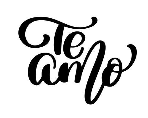 Te amo te amo texto en español caligrafía vector letras para tarjeta de San Valentín Baby Lyrics, Lettering Tutorial, Cricut Projects Vinyl, Beyonce, Valentines Cards, Silhouette Cameo, Vector Art, Calligraphy, Cricut