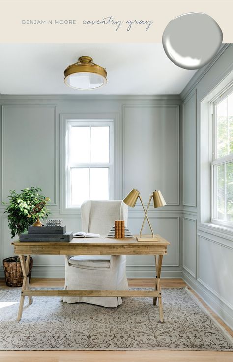 Our Favorite Blue and Gray Paint Colors | Bria Hammel Interiors Traditional Home Living Room, Indoor Paint Colors, Decorating Games, Bria Hammel Interiors, Bria Hammel, Gray Paint Colors, Office Paint Colors, Indoor Paint, Blue Gray Paint