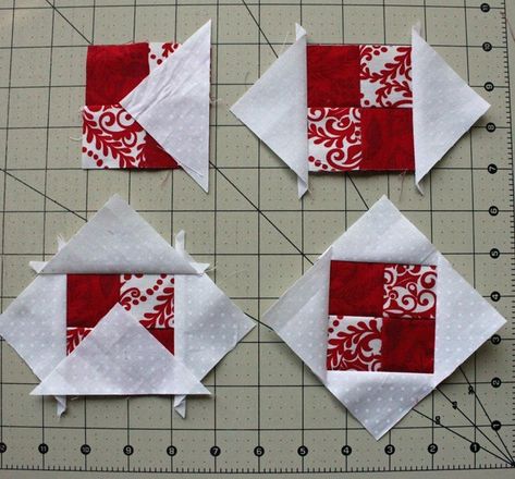 Nordic Mini QAL, Row 3 - The Crafty Quilter Nordic Quilt, White Quilts, Red And White Quilts, Quilt Square Patterns, Patchwork Quilt Patterns, Quilt Block Tutorial, Patchwork Quilting, Quilts Ideas, Quilting For Beginners