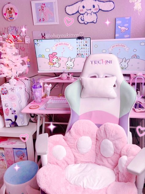 Bilik Tidur Perempuan, Bilik Perempuan, Fesyen Islam, Bilik Idaman, Pelan Rumah, Kawaii Bedroom, Desain Pantry, Gamer Room Decor, Otaku Room