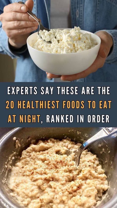 Though you keep your body fueled up throughout the day, sometimes you still find yourself craving something to munch on just as you're nearing bedtime. Read on to discover these healthier options when it comes to late-night snacking. Late Snacks, Health Night Snacks, Healthy Snacks For Teenagers, What To Eat Everyday, Healthy Late Night Meals, When To Eat Throughout The Day, What To Eat At Night When Hungry, Night Snack Ideas, Healthy Nighttime Snacks