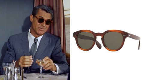 Oliver Peoples Releases Cary Grant 'North by Northwest'-Inspired Eyewear | Hollywood Reporter Mens Glasses Frames Face Shapes, Sebastian Lletget, Jennifer Grant, Cool Eyeglasses, Preppy Menswear, Hitchcock Film, North By Northwest, Mens Hats Fashion, Mens Glasses Frames