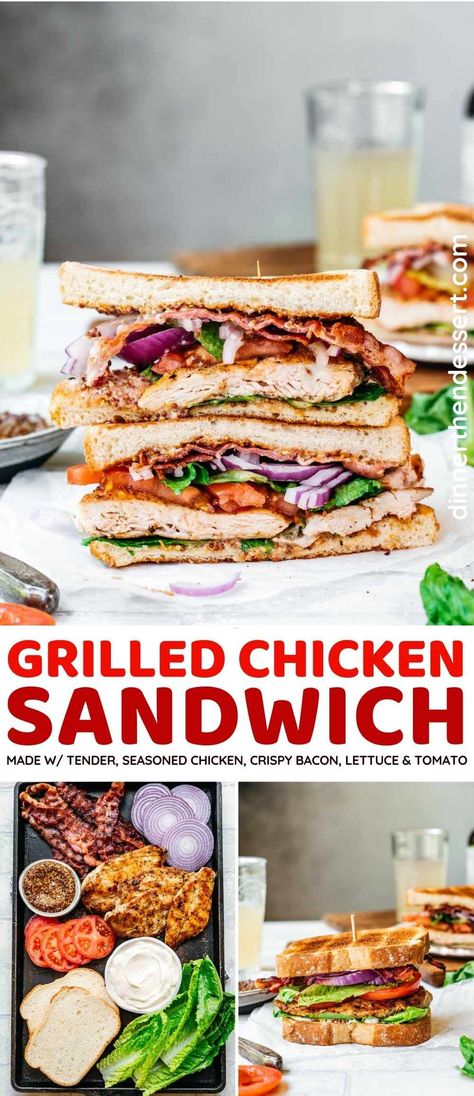 Grilled Chicken Recipes Sandwich, Toasted Chicken Sandwich Recipes, Grilled Bbq Chicken Sandwich, Grill Chicken Sandwich Recipe, Blt Chicken Sandwich, Chicken Sandwich Recipes Grilled, Homemade Chicken Sandwich Recipes, Fancy Chicken Sandwiches, Grilled Chicken Sandwich Marinade