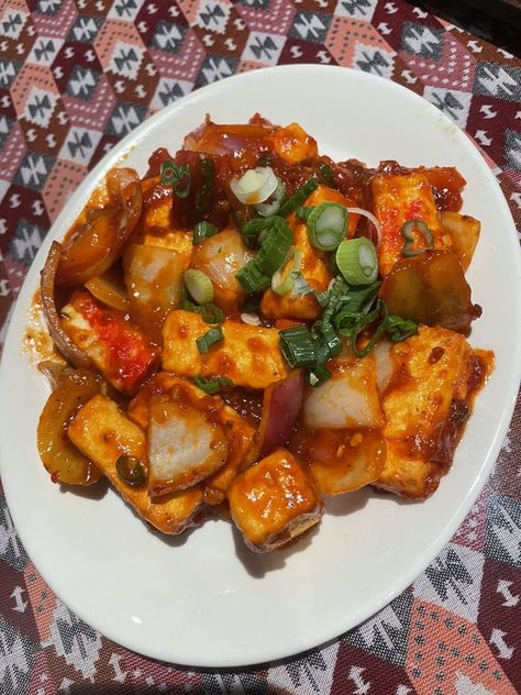 Paneer Chili- full of flavor! - Yelp Paneer Aesthetic, Chili Paneer, Order Food, Tampa Fl, Food Delivery, Paneer, Aesthetic Food, Tampa, Chili