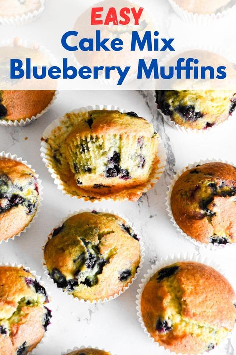 Easy Blueberry Muffin Cake Mix Recipe Blueberry Muffin Cake Mix Recipe, Muffin Mix Recipe, Real Posts, Blueberry Muffin Cake, Blueberry Cake Mix, Blueberry Muffin Mix, Cake Mix Muffins, Cake Mix Recipe, Sweet Muffins