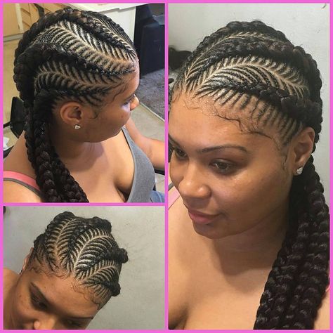 3,133 Likes, 43 Comments - BlackHairOMG (@blackhairomg) on Instagram: “Braider located in Long Beach California @braids_by_danni” Fishbone Cornrows, African American Braid Styles, Braid Hairstyles For Black Women, Fishbone Braid, Cornrow Braid Styles, African American Braids, Ghana Braids, Types Of Braids, Afrikaanse Mode