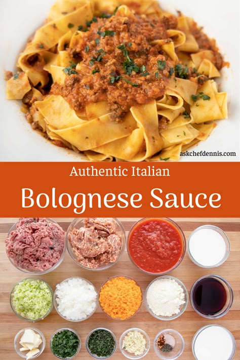 When it comes to meat sauce, no one does it better than the Italians and Bolognese is the King of Italian Sauces. If you're not a red meat eater you can easily swap out the beef and pork with turkey or chicken to make a sauce that you'll enjoy time and time again. Bolenese Sauce, Italian Bolognese Sauce, Italian Bolognese, Best Bolognese Sauce, Italian Sauces, Turkey Gravy From Drippings, Italian Meat Sauce, Bolognese Sauce Recipe, Meat Eater