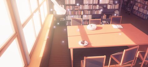 ArtStation - Japanese school set, ~ RaseL Oc Comic, Gif Background, Anime Places, Anime High School, School Doors, Library Art, College Aesthetic, Digital Art Beginner, Anime Backgrounds