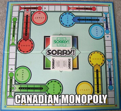 Truthful Sorry Game, Sorry Board Game, Winter Break Activities, Meanwhile In Canada, Game Aesthetic, I Am Canadian, Classic Board Games, Patiently Waiting, Game Board