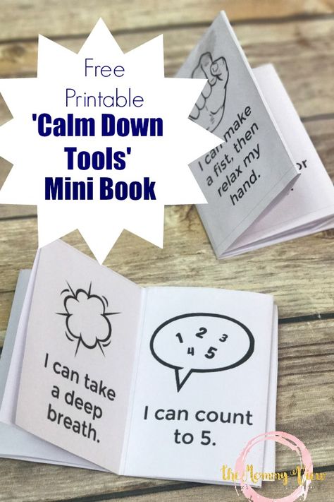 8 Ways Kids Can Calm Down Anywhere PLUS a Printable Mini Book Calm Down Kit, Postnatal Yoga, Calm Down Corner, Angry Child, Printable Books, Managing Emotions, Kids Story Books, Gentle Parenting, Mini Book