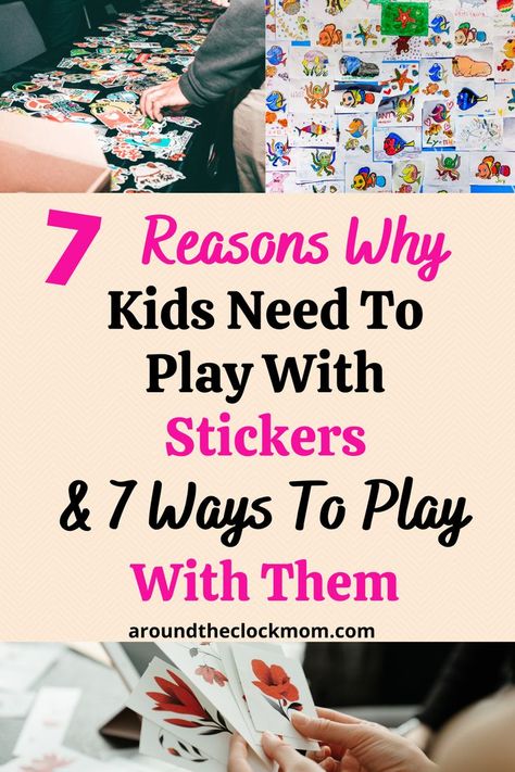 Stickers are like magnets to kids. Aside from the fun from playing with stickers, did you know that peeling stickers has bigger benefits? It is such a fun and fine motor Montessori activity for toddlers. Here are 7 reasons why every kid should play with stickers and why stickers are so useful for children, and also 7 more ways to play and learn with stickers. Numbers For Toddlers, Toddler Lessons, Montessori Activity, Toddler Teacher, Lesson Plans For Toddlers, Activity For Toddlers, Play And Learn, Pre K Activities, Parenting Toddlers