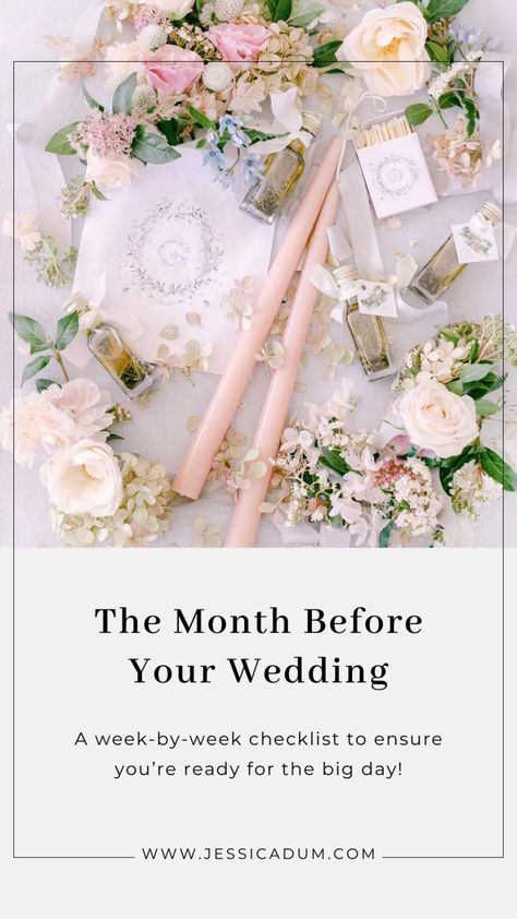 Month Of Wedding Checklist, Month Before Wedding Checklist, One Month Before Wedding, Wedding Planning List, Preppy Wedding, Wedding To Do List, Bride Planning, Wedding Planning Tools, Plan My Wedding