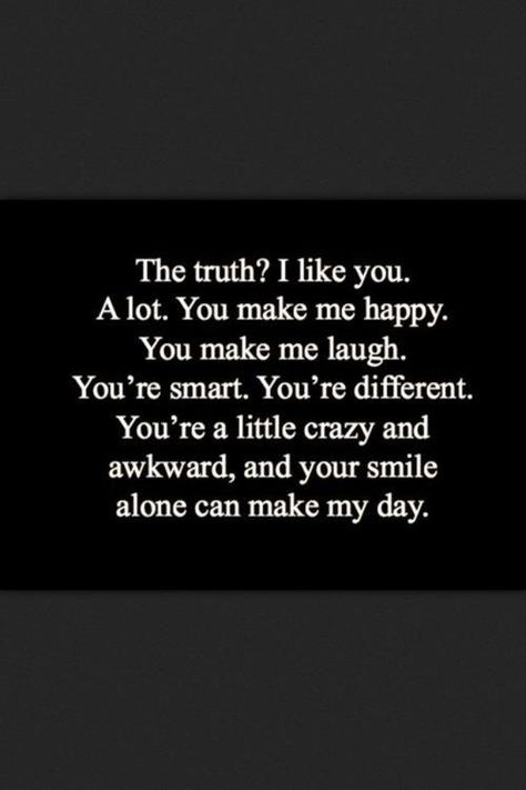 we're both awkward. and we share a lot of silence. but i love you for it, and i miss you so much. Not my words but they were perfect LW Relationship Quotes For Him, You Make Me Laugh, You Make Me Happy, I Like You, Best Friend Quotes, Crush Quotes, Quotes For Him, Friends Quotes, Cute Quotes