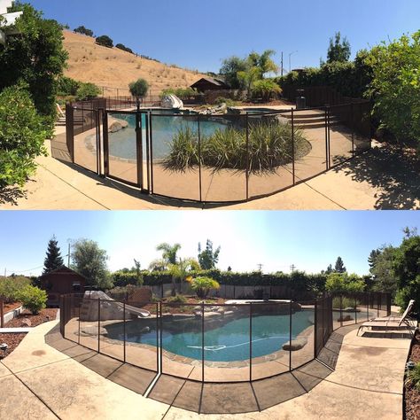 Pool Safety Fremont, CA Fence Around Pool, Baby Barrier, Pool Safety Fence, California Pools, Safety Fence, Family Pool, Pool Safety, Pool Fence, Menlo Park