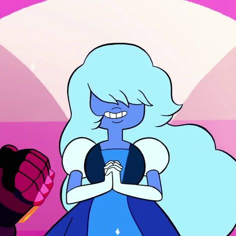 Sapphire Steven Universe Icon, Sapphire Drawing, Steven Universe Sapphire, Sapphire Su, Steven Universe Gif, Sapphire Steven Universe, Chicas Punk Rock, Steven Universe Diamond, Universe Love