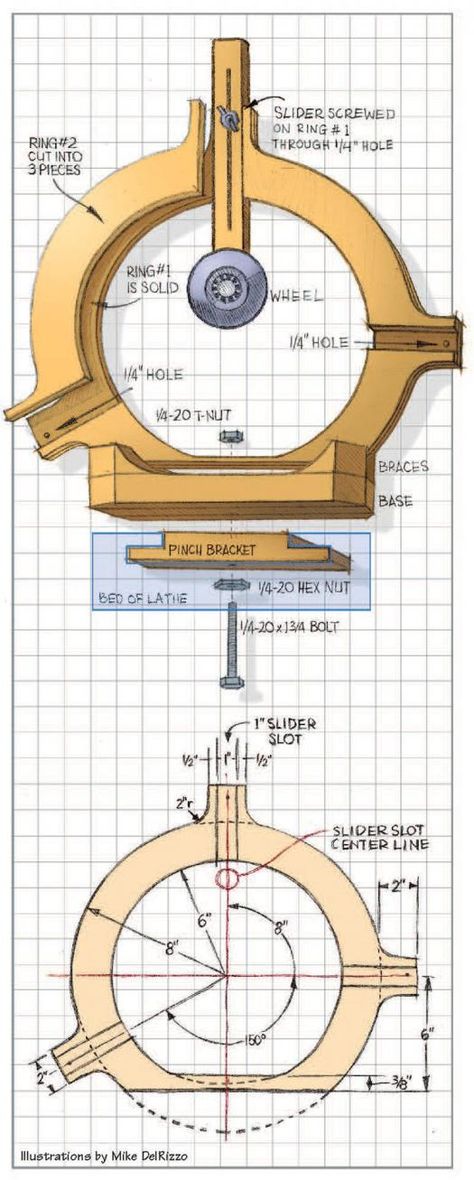 Wood Lathe Chuck, Canadian Woodworking, Woodturning Tools, Lathe Accessories, Wood Turning Lathe, Lathe Projects, Wood Turner, Woodworking Magazine, Learn Woodworking