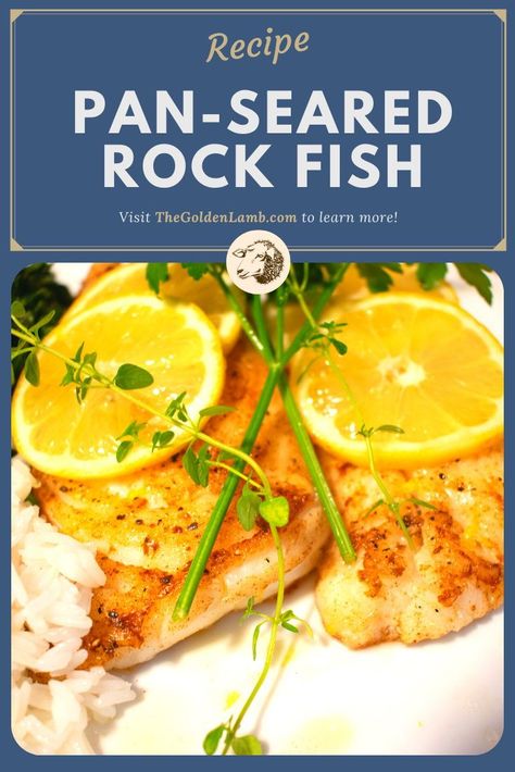 Rock Cod Recipe, Rockfish Recipe, Cod Fillet Recipes, Rockfish Recipes, Rock Fish, Cod Fish Recipes, Pan Fried Fish, Fried Cod, Easy Seafood