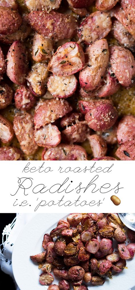 Keto Camping Food, Keto Camping, Food Low Carb, Roasted Radishes, Radish Recipes, Keto Vegan, Starting Keto Diet, Low Carb Appetizers, Low Carb Sides