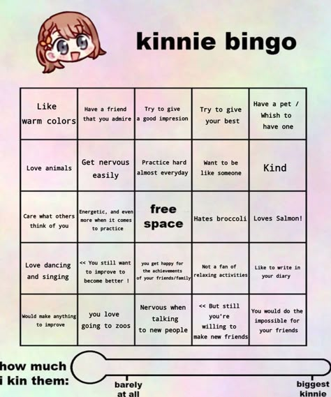 Game: Project Sekai / I noticed that nobody did a Minori kinnie bingo so I did one myself! Live love laugh Minori!!! / Credits to: Strawberry xoxo for the template! Hanasato Minori, Kinnie Bingo, Bingo Template, Live Love Laugh, Bingo Board, Want To Be Loved, Relaxing Activities, Get Happy, Bettering Myself