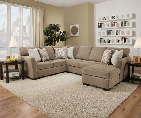 Tan Couch Living Room, Lane Furniture, Brown Living Room, Couches Living Room, Living Room Seating, Small Living Rooms, Chic Furniture, Living Room Sets, Living Room Sofa