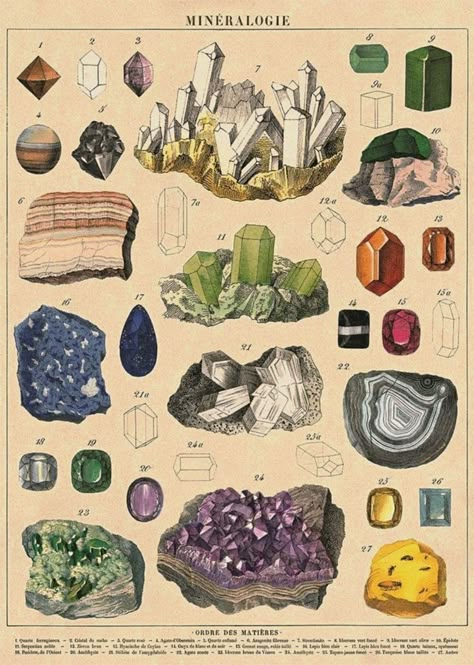 Crystal poster | Poster di design, Schizzi d'arte, Sfondi vintage nel 2022 | Poster di design, Schizzi d'arte, Sfondi vintage Minerals Print, Collage Des Photos, Desain Buklet, Picture Collage Wall, Arte Sketchbook, Scientific Illustration, Vintage Poster Art, Art Collage Wall, Amethyst Quartz