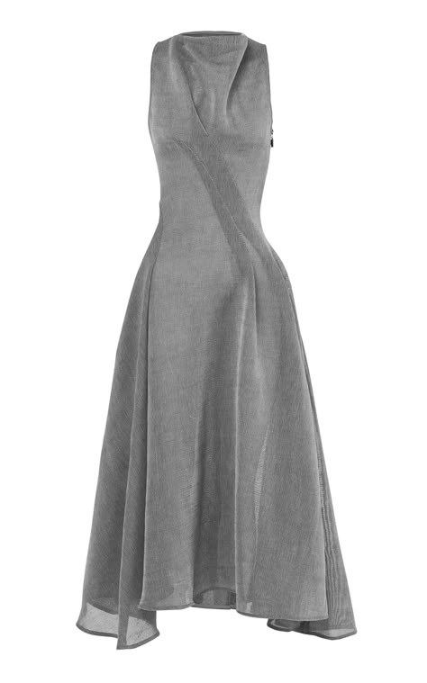 Maticevski Assured Crepe De Chine Dress Money Lifestyle, Mode Zara, Grey Maxi, Night Dresses, Denim On Denim, Looks Party, Grey Maxi Dress, Alessandra Rich, Classy Women