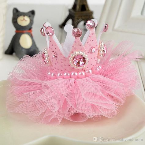 Tiaras Christmas Gift Lovely Baby Hair Clips Pearl Rhinestone Crown Children Hair Accessories High Quality for Wholesale Pink Princess Crown, Crown Hair Clip, Kids Hair Bows, Children Hair, Grosgrain Ribbon Bows, Vintage Wedding Hair, Crown Hair, Hair Accessories Set