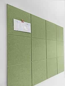 DECORITA Quilting Design Wall Panels - 12 Pack 11.8”x11.8” Felt Wall Tiles for Quilt Design Wall Board with Adhesive Tabs - Quilters Sewing Room Wall Decor - Spring Green Felt Wall Hanging Michaels Stores, Roll Up Design Wall For Quilting, Office Pin Board, Acoustic Felt Panels, Felt Wall Tiles, Large Cork Board, St Patrick’s Day Quilted Wall Hanging, Quilt Design Wall, Tack Board