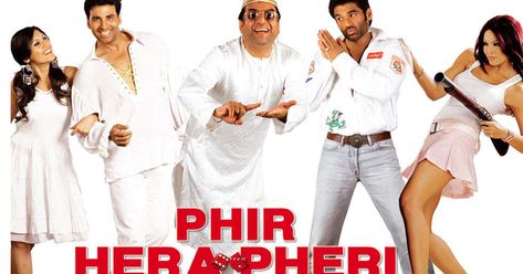 17 Years of Phir Hera Pheri: Iconic dialogue from Akshay Kumar, Suneil Shetty, Paresh Rawal starrer Check more at https://newscnnn.com/17-years-of-phir-hera-pheri-iconic-dialogue-from-akshay-kumar-suneil-shetty-paresh-rawal-starrer/ Rimi Sen, Hera Pheri, Paresh Rawal, Suniel Shetty, Movie Hall, Movie App, Bipasha Basu, Akshay Kumar, Authentic Indian