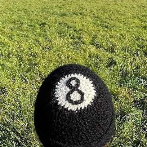 8 Ball Crochet Hat, Crochet 8 Ball, Crochet Fairy, Art Basics, Crochet Clothing And Accessories, Crochet Design Pattern, Yarn Thread, Crochet Stitches For Beginners, Fun Crochet Projects