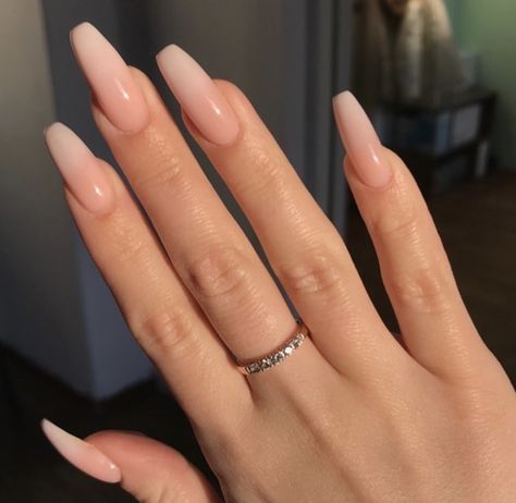 nail inspiration, clear acrylic nails, long acrylic nails, natural acrylic nails, neutral acrylic nails Clear Acrylic Nails, Nails Acrylic, Clear Acrylic, Acrylic Nails, Almond, Nail Art, Nails, Art, Nail Arts