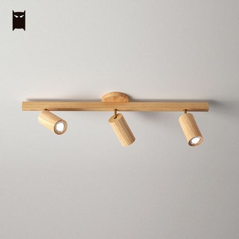 Oak Wood Led Ceiling Light Fixture Nordic Scandinavian Minimalist Track Plafon Lamp Lustre Foyer Living Room Wall Background - Ceiling Lights - AliExpress Scandinavian Track Lighting, Room Wall Background, Foyer Living Room, Led Ceiling Light Fixtures, Track Lighting Fixtures, Store Window Displays, Bamboo Light, Bamboo Lamp, Scandinavian Minimalist