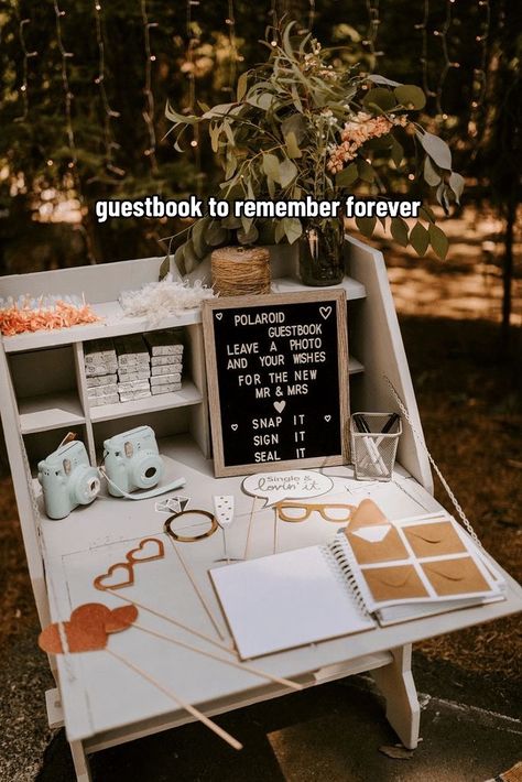 Wedding Things To Do For Guests, Guest Ideas For Wedding, Cool Things To Have At Your Wedding, Cute Wedding Reception Ideas, Cute Wedding Things, Things To Do At Your Wedding, Cute Wedding Ideas Creative, Low Budget Wedding Decorations, Guest Wedding Ideas