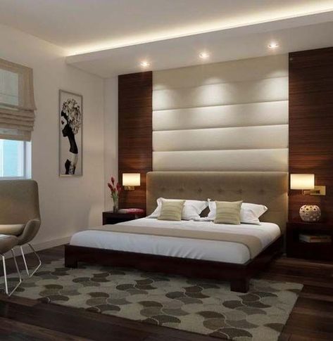 Bedroom decor always needs a luxurious suspension lamp. Discover more luxurious interior design details at luxxu.net Ceiling Design Living Room, Modern Bedroom Interior, Luxury Bedroom Design, Bedroom False Ceiling Design, Ceiling Design Bedroom, Bedroom Bed Design, Bed Furniture Design, Bedroom Furniture Design, Modern Bedroom Design